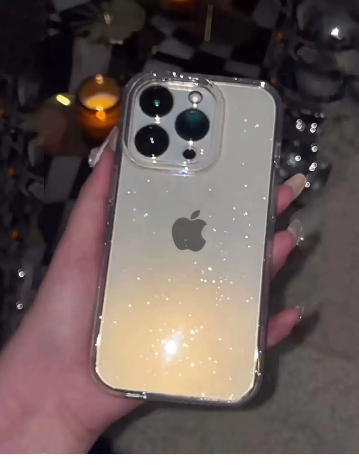 Luxus Glitzer Bling Handyhülle Für IPhone  11-16, 11-16 Pro, 11-16 Pro Max,  X, XR, XS, 7-8 Plus Stoßfest Transparent, Weiche Abdeckung
