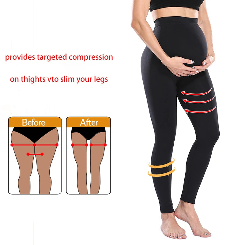Umstandsleggings für Schwanger Frauen mit hoher Taille,
