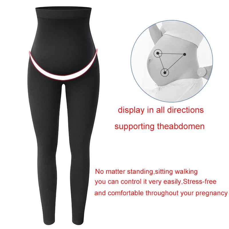 Umstandsleggings für Schwanger Frauen mit hoher Taille,