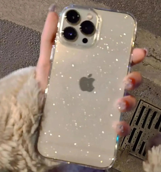 Luxus Glitzer Bling Handyhülle Für IPhone  11-16, 11-16 Pro, 11-16 Pro Max,  X, XR, XS, 7-8 Plus Stoßfest Transparent, Weiche Abdeckung