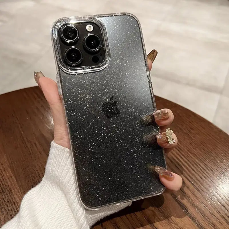 Luxus Glitzer Bling Handyhülle Für IPhone  11-16, 11-16 Pro, 11-16 Pro Max,  X, XR, XS, 7-8 Plus Stoßfest Transparent, Weiche Abdeckung