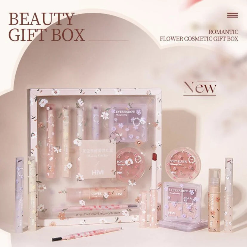 Make-up-Set für Frauen, komplettes Set, lang anhaltendes Make-up-Produktset, 8-teiliger Lippenstift
